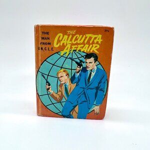 Vintage 1967 Spy Adventure Hardcover Calcutta Affair Cold War Big Little Book